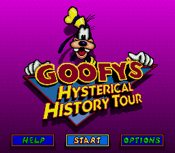 Goofy's Hysterical History Tour screenshot 4 for Sega Genesis